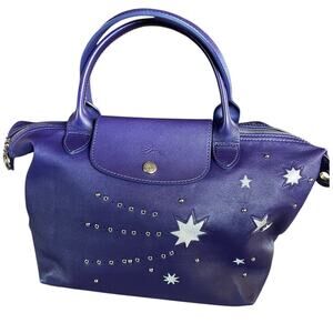 Longchamp Le Pliage Etoile Cuir LIMITED EDITION